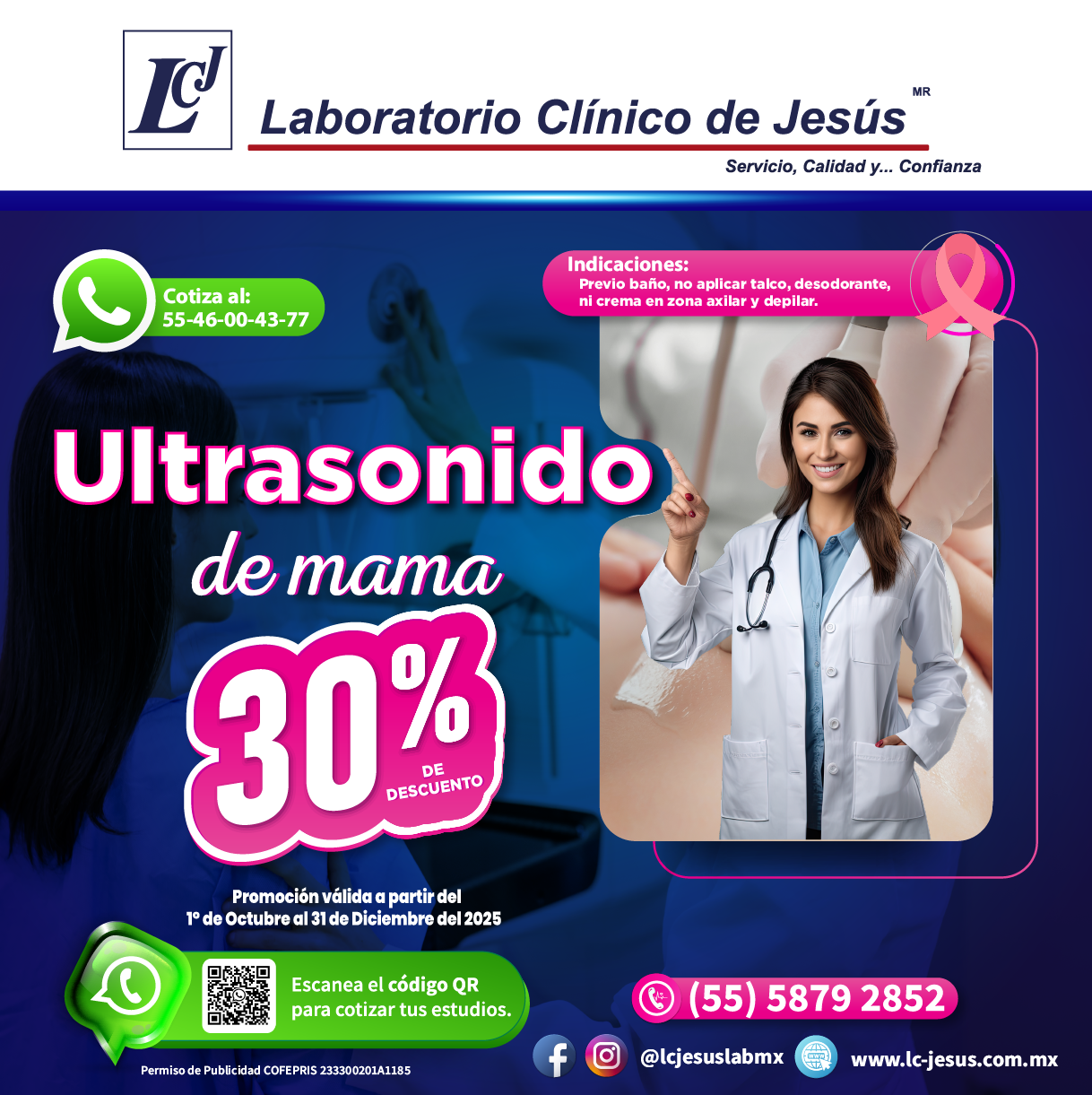 Promoción Ultrasonido de mama